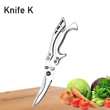 WXCOO Japanese Kitchen Knife Set – High Carbon Steel Knives with Sheath - InspiredGrabs.com